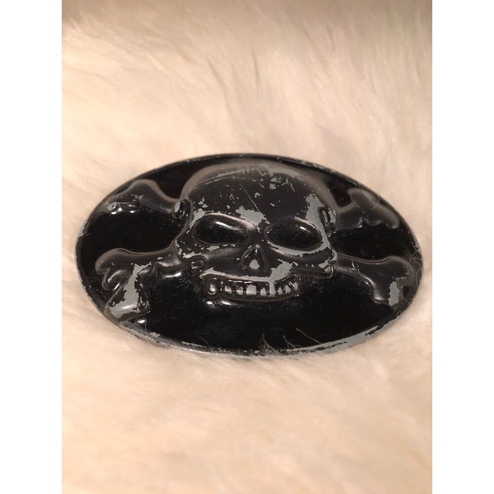 Skull and Cross Bones Belt Buckle